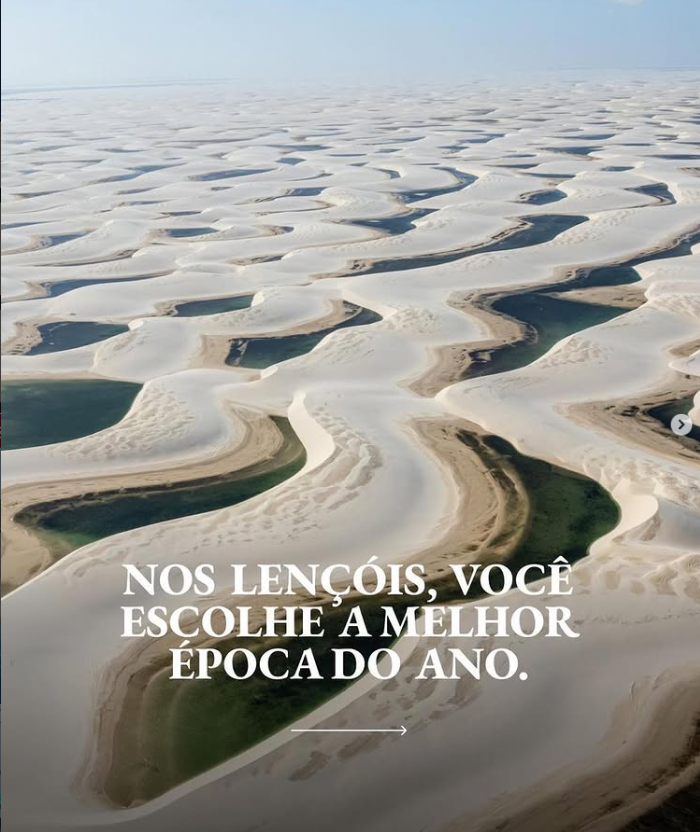 Nos Lençóis, você escolhe a melhor época do ano.